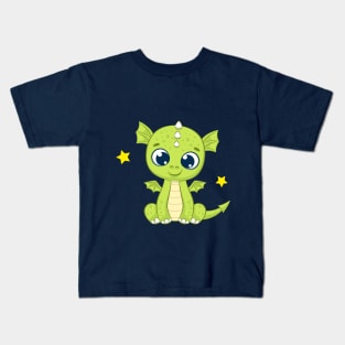 blue eyes dragon Kids T-Shirt